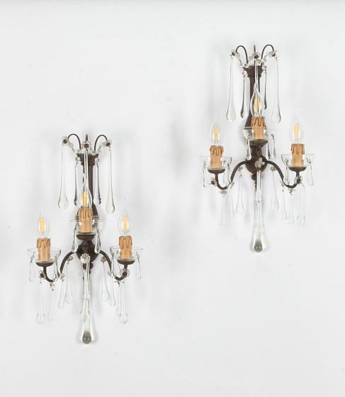 Pair of 20th Century Italian Neoclassical Sconces
