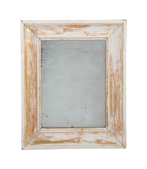 Box Frame Mirror with Mercury Plate