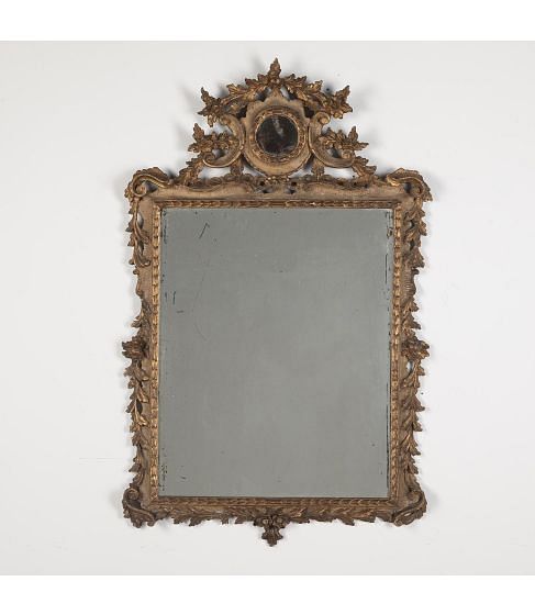 Late 18th Century Painted and Gilt Italian Mirror