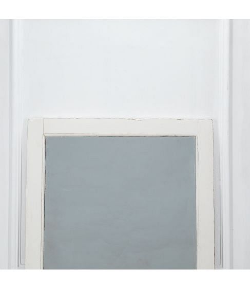 Early 20th Century White Painted Mirror