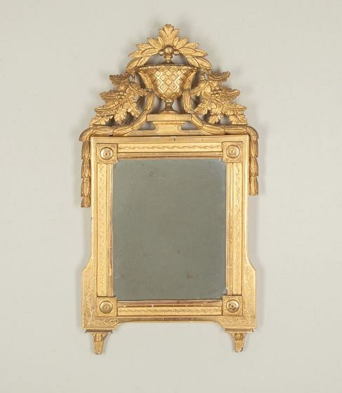 Early 19th Century French Water Gilded Mirror
