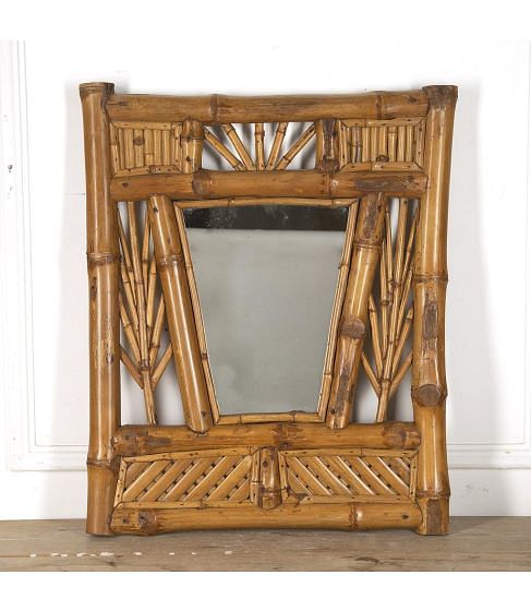 Decorative Bamboo Mirror
