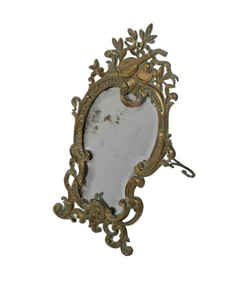 19th Century French Table Top Mirror