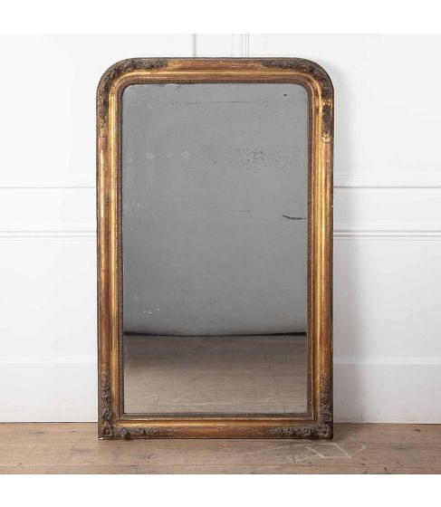 19th Century Louis Philippe Overmantle Mirror