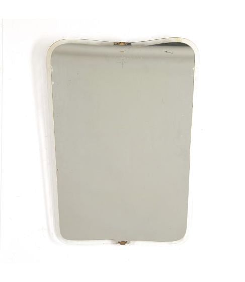 Late Art Deco Period Italian Etched Mirror