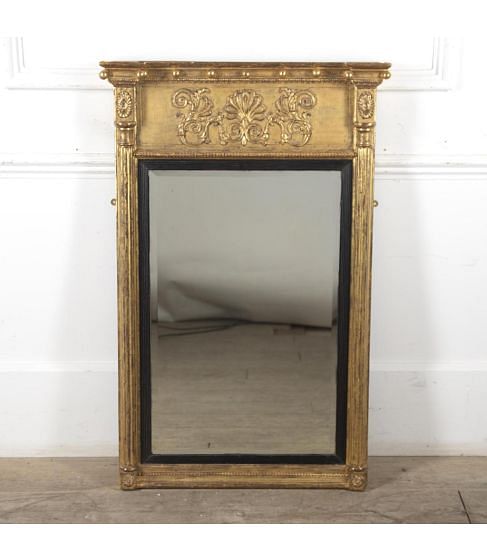 19th Century English Regency Pier Mirror