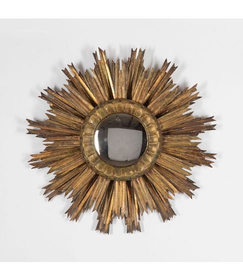 20th Century Spanish Sunburst Mirror