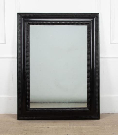 19th Century Italian Ebonised Mirror
