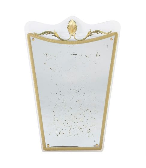 20th Century Italian Shield Shaped Wall Mirror