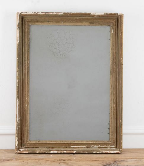 19th Century Distressed French Wall Mirror