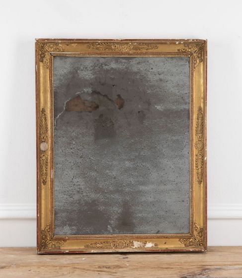 French 19th Century Distressed Mirror
