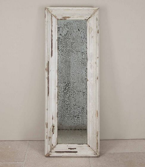 Late 19th Century French Distressed Mirror