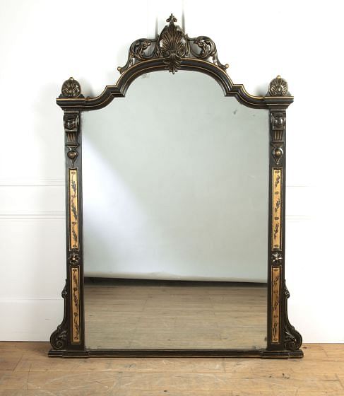 Large 19th Century William IV Overmantle Mirror
