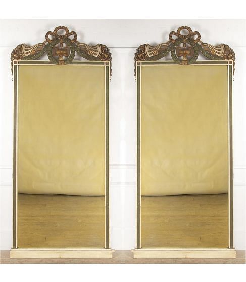 Pair of 19th Century French Decorative Mirrors