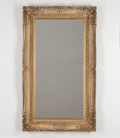 French 20th Century Carved Framed Mirror