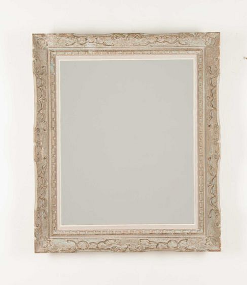 20th Century French Montparnasse Carved Framed Mirror