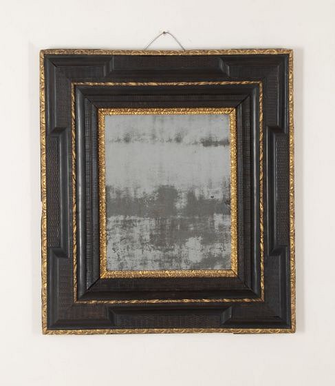 17th Century Italian Ripple Moulded Mirror