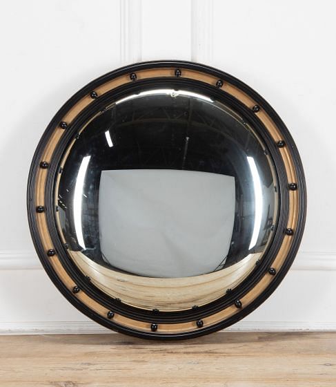 Large 20th Century Edwardian Convex mirror