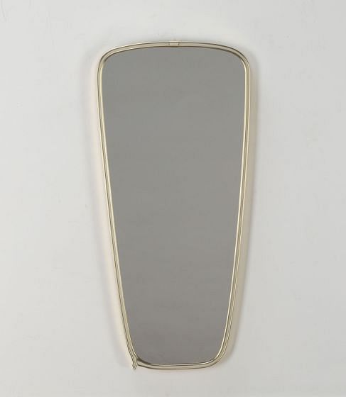 20th Century Brass Wall Mirror