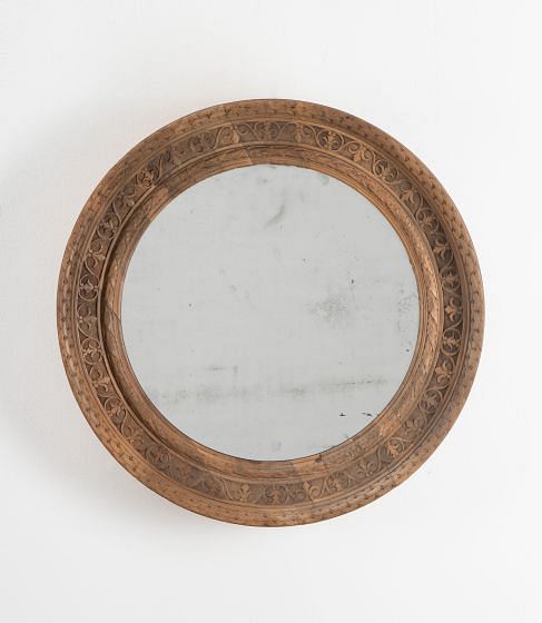 Circular French 19th Century Mirror