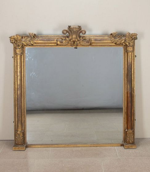 Large Regency Overmantle Mirror