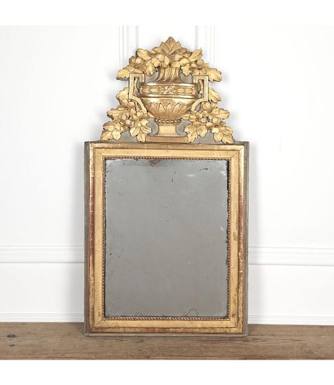 18th Century Water Gilded French Mirror