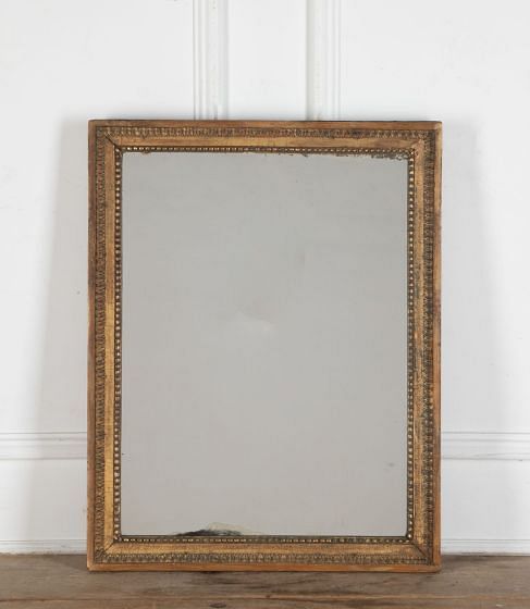 18th Century French Water Gilded Mirror