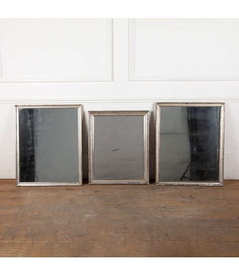Three 19th Century Identical Silver Gilt Mercury Mirrors