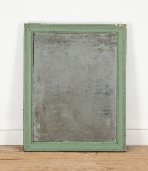 18th Century French Mirror with Painted Frame