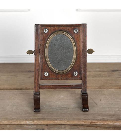 19th Century English Shaving Mirror
