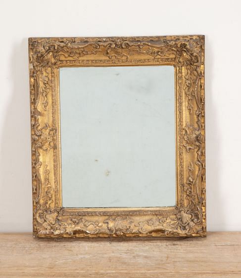 19th Century French Gilt Gesso Framed Wall Mirror