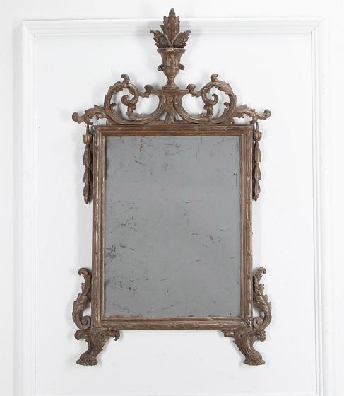 18th Century Italian Carved Venetian Mirror