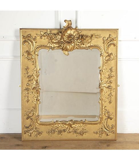 19th Century English Gilt Mirror