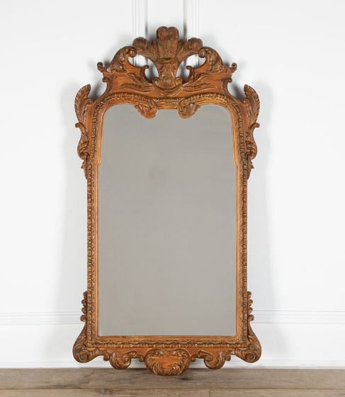 Late 19th Century Pine Mirror