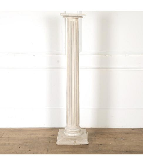 SALE: Early 20th Century English Painted Pine Column