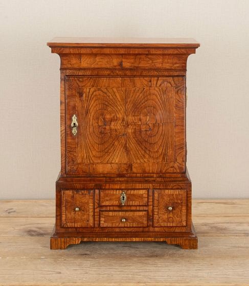 Miniature 18th Century Ash Spice Cabinet