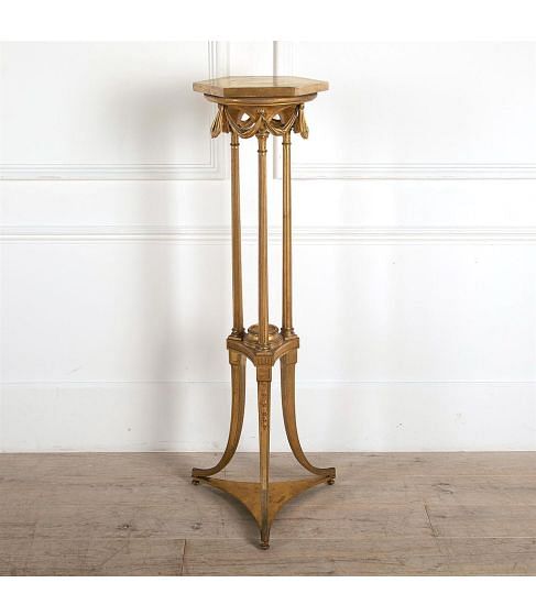 19th Century Giltwood Torchere