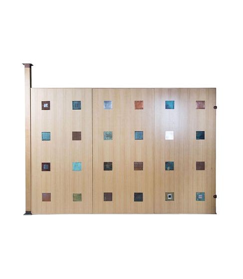 Large 20th Century Matthew Burt Screen Divider in White Ash