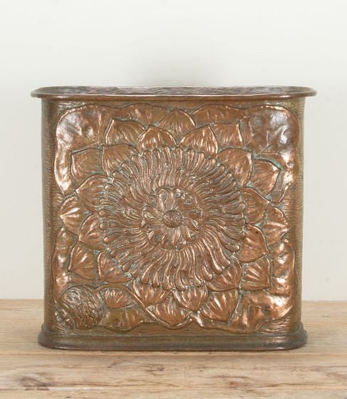 19th Century French Arts & Crafts Copper Umbrella Stand