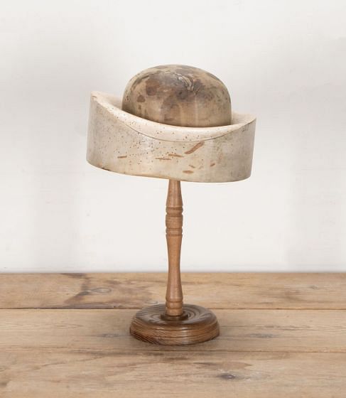 Early 20th Century French Hat Form on Stand