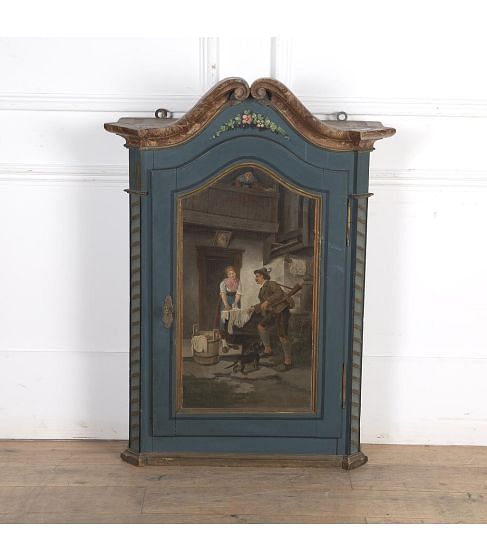 19th Century Bavarian Wall Cabinet
