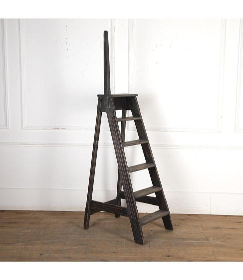 SALE: 20th Century English Painted Library Steps