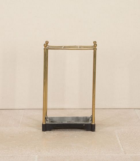 20th Century English Brass Umbrella Stick Stand