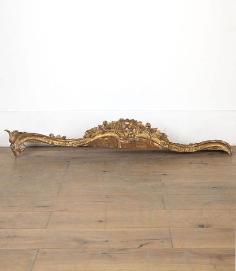 Pair of 18th Century Carved and Giltwood Pelmets