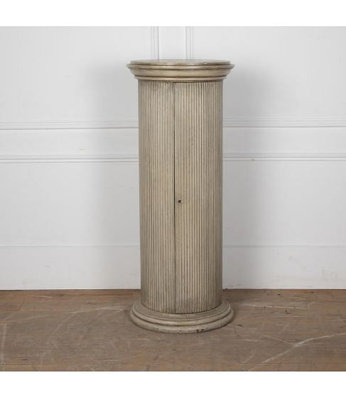19th Century Cylindrical Column Cabinet