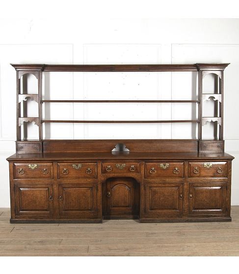 Large 18th Century Oak Dresser