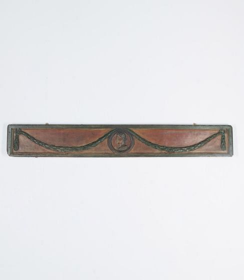 Late 18th Century English Painted Over Door Panel
