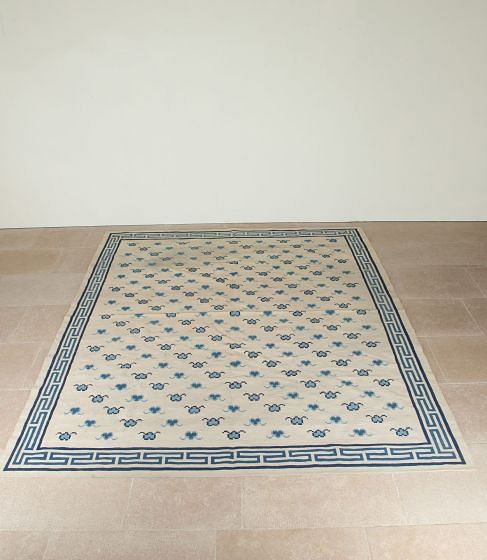 Late 20th Century Indian Cotton Dhurri Carpet