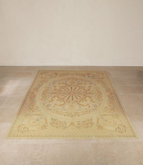 Large Early 20th Century Hand Stitched Rug in the Manner of Aubusson