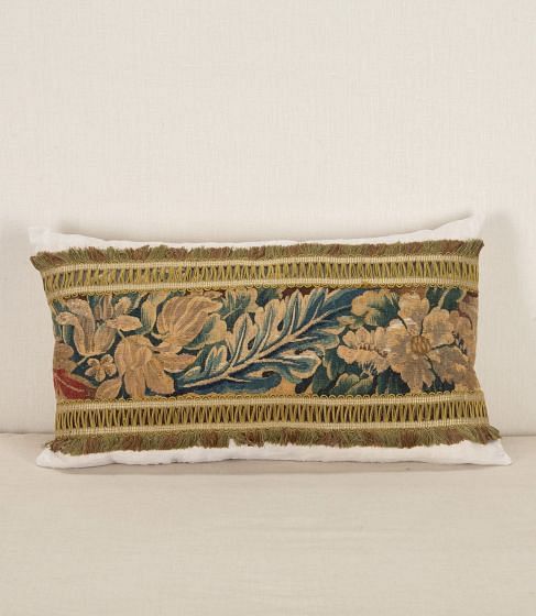 Long 18th Century Verdure Panel Cushion